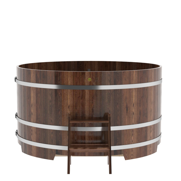 Купель Круглая Bentwood из морёной лиственницы Премиум 1,80 х 1,80 х 1,0 м. Фото № 2