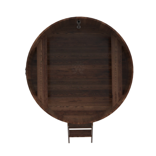 Купель Круглая Bentwood из морёной лиственницы Премиум 1,80 х 1,80 х 1,0 м. Фото № 3