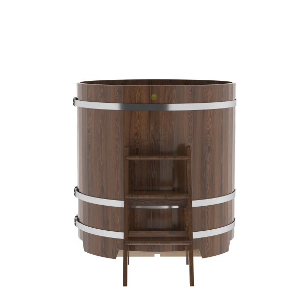 Купель Круглая Bentwood из морёного дуба 1,17 х 1,17 х 1,2 м. Фото № 2