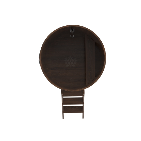 Купель Круглая Bentwood из морёного дуба 1,17 х 1,17 х 1,4 м. Фото № 5
