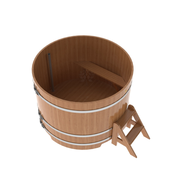Купель Круглая Bentwood из натурального дуба 1,50 х 1,50 х 1,1 м. Фото № 2