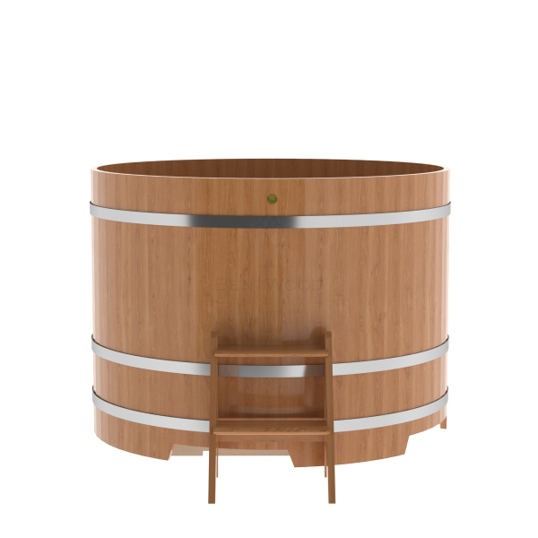 Купель Круглая Bentwood из натурального дуба 1,50 х 1,50 х 1,1 м. Фото № 5