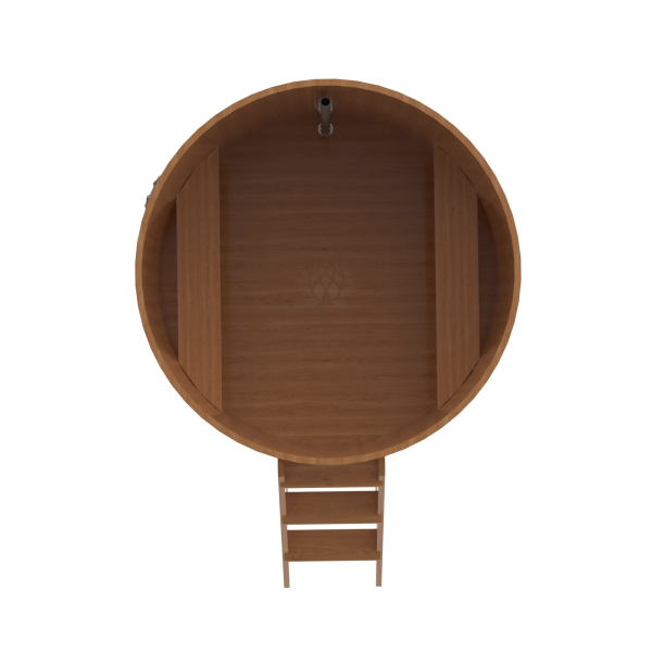 Купель Круглая Bentwood из натурального дуба 1,50 х 1,50 х 1,2 м. Фото № 4