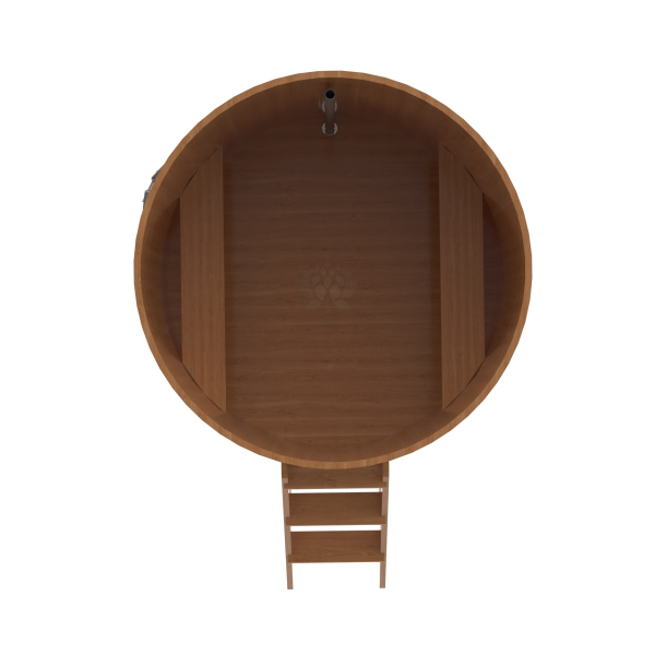 Купель Круглая Bentwood из натурального дуба 1,50 х 1,50 х 1,4 м. Фото № 5