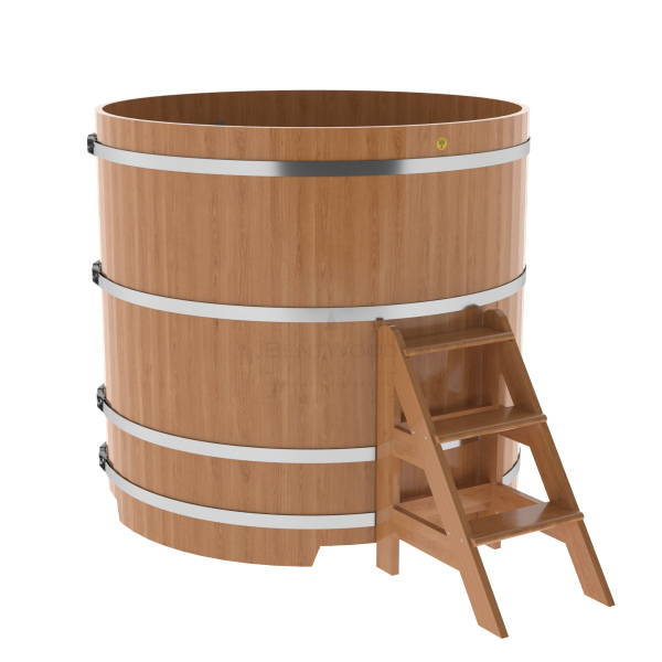 Купель Круглая Bentwood из натурального дуба 1,50 х 1,50 х 1,4 м. Фото № 1