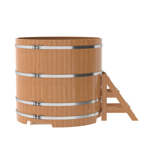 Купель Круглая Bentwood из натурального дуба 1,50 х 1,50 х 1,4 м. Фото № 3