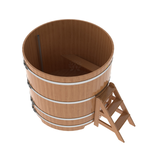 Купель Круглая Bentwood из натурального дуба 1,50 х 1,50 х 1,4 м. Фото № 4