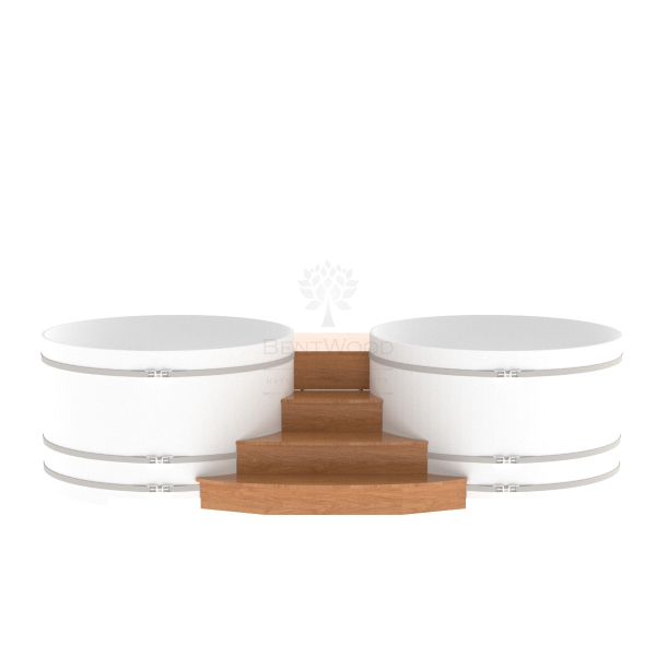 Подиум на две купели Bentwood D 2.0 Дуб натуральный. Фото № 2