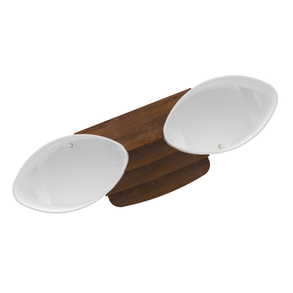 Подиум на две купели Bentwood 1.08х1.75 Дуб морёный. Фото № 3