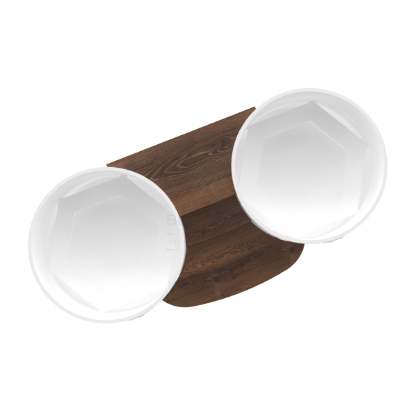 Подиум на две купели Bentwood D 1.5 Дуб морёный. Фото № 3