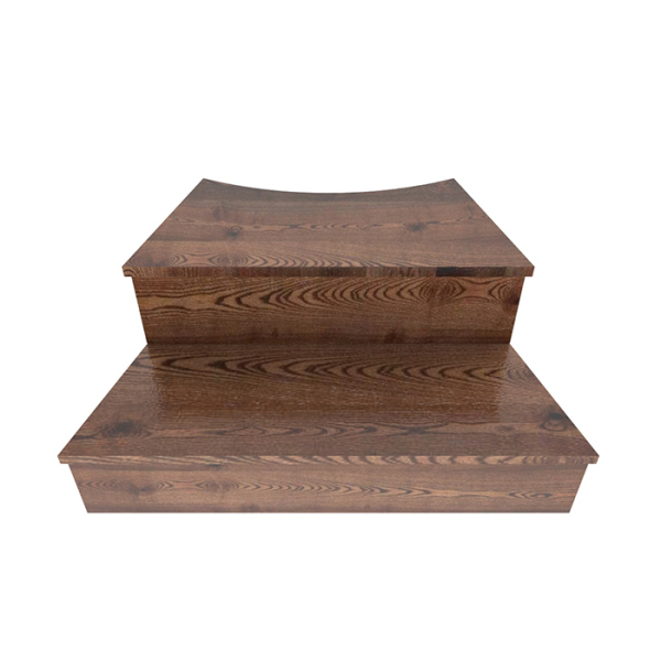 Подиум для купели сегмент 1/8, лиственница морёная Bentwood. Фото № 5