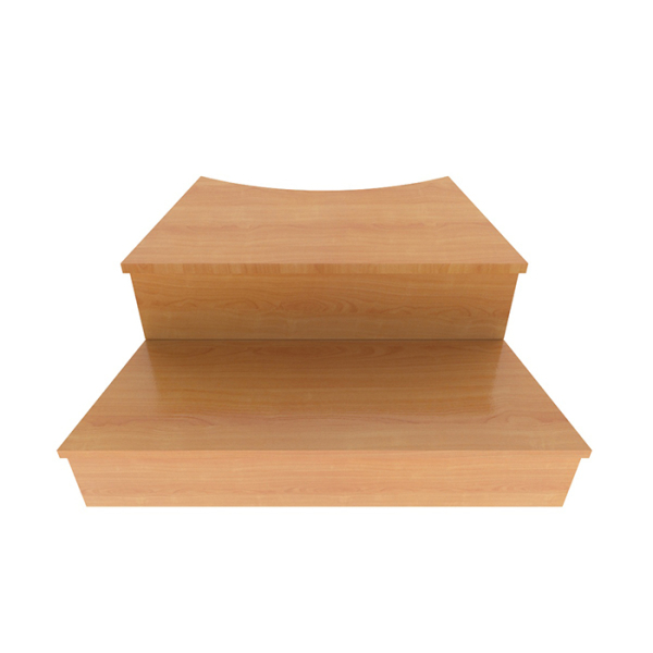 Подиум для купели сегмент 1/8, лиственница натуральная Bentwood. Фото № 5