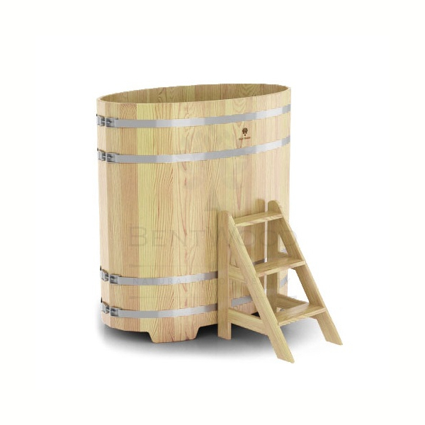 Купель овальная из кедра Bentwood 0,69 х 1,31 х 1,4. Фото № 1