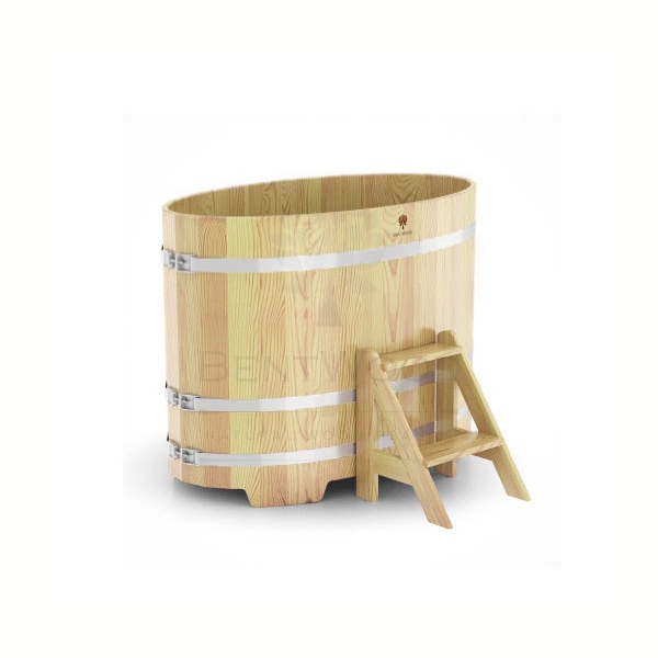 Купель овальная из кедра Bentwood 0,69 х 1,31 х 1,1. Фото № 1