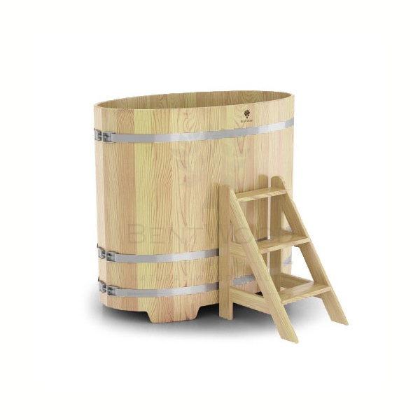 Купель овальная из кедра Bentwood 0,69 х 1,31 х 1,2. Фото № 1