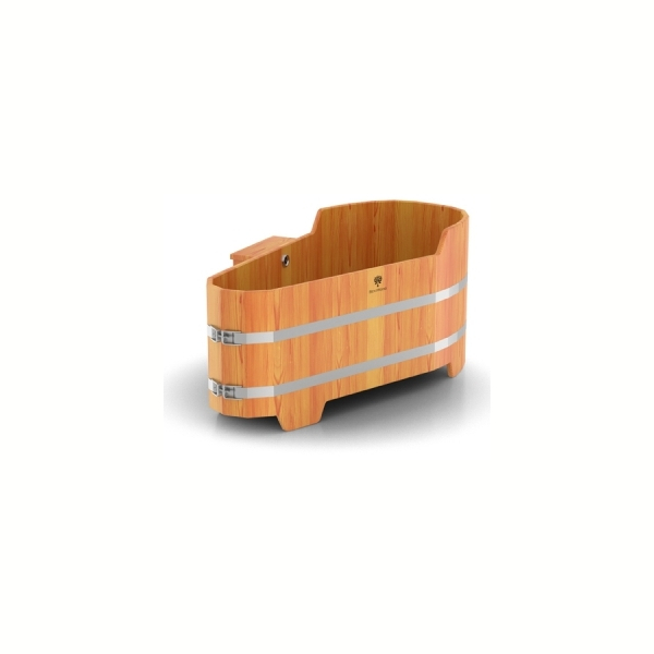 Ванна Bentwood из натуральной лиственницы 1,53 х 0,74 х 0,6/0,7 м. Фото № 1