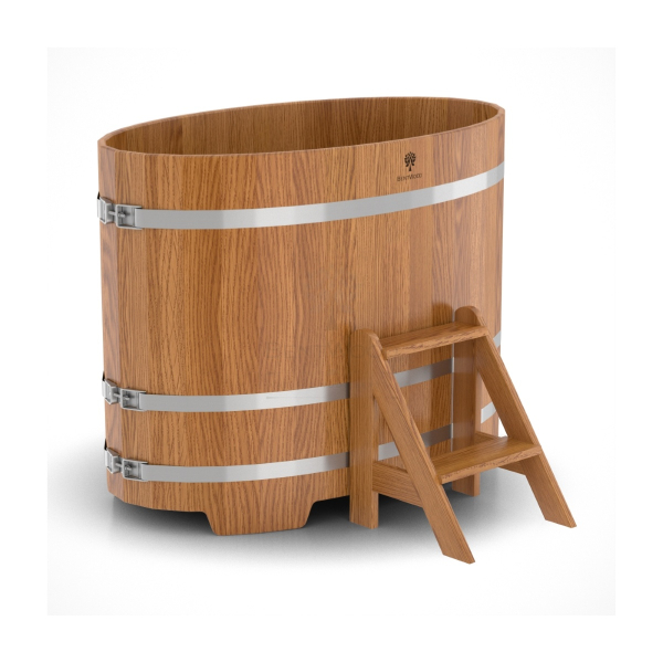 Купель Овальная Bentwood из натурального дуба 0,80 х 1,42 х 1,1 м. Фото № 1