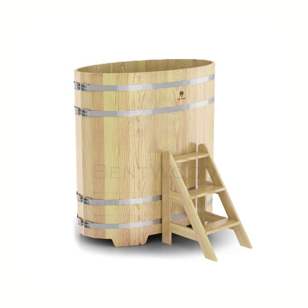 Купель овальная из кедра Bentwood 0,80х1,42х1,40. Фото № 1