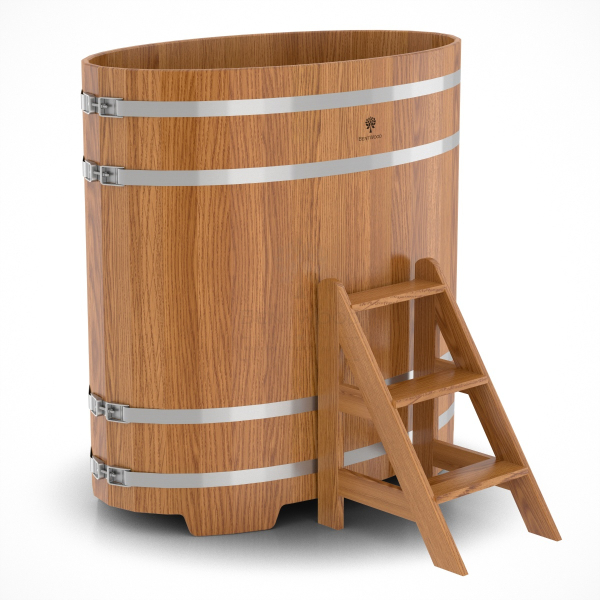 Купель Овальная Bentwood из натурального дуба 0,80 х 1,42 х 1,4 м. Фото № 1