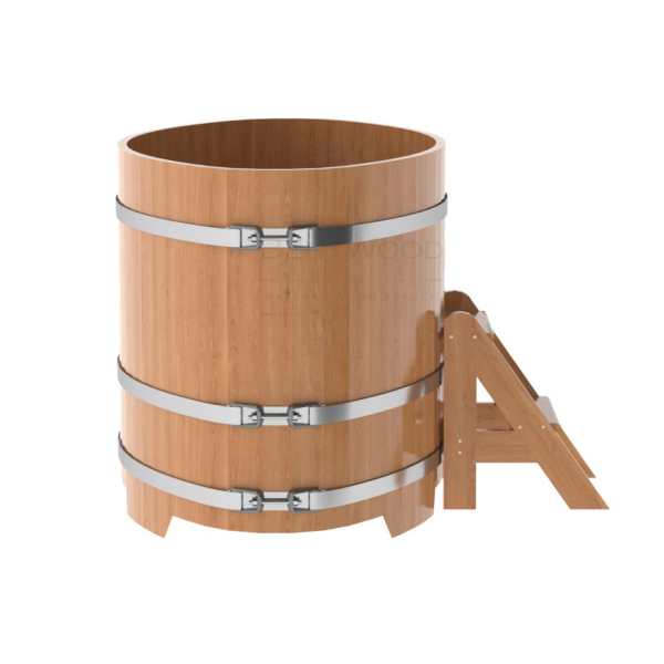 Купель Овальная Bentwood из натурального дуба 0,92 х 1,66 х 1,0 м. Фото № 3