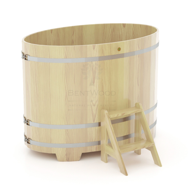 Купель Овальная Bentwood 0,92 х 1,66 х 1,20 - Кедр. Фото № 1