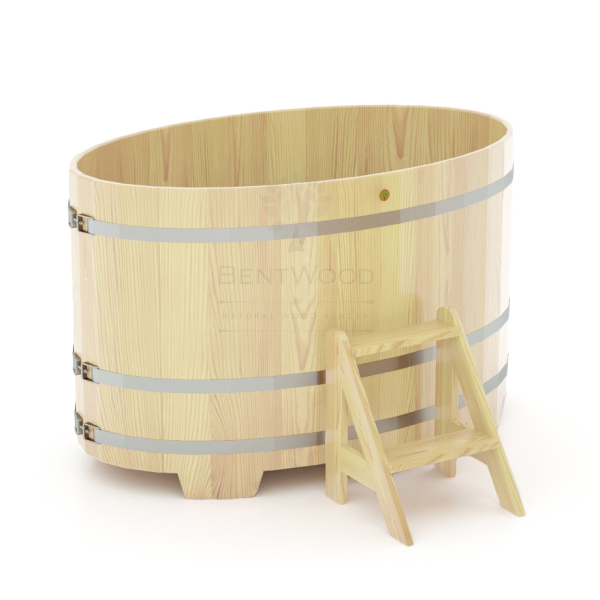 Купель Овальная Bentwood 0,92 х 1,66 х 1,00 - Кедр. Фото № 1