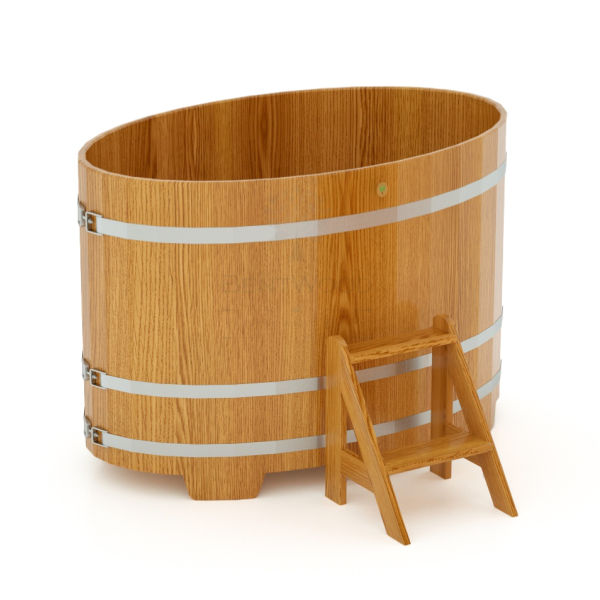 Купель Овальная Bentwood из натурального дуба 0,92 х 1,66 х 1,1 м. Фото № 1