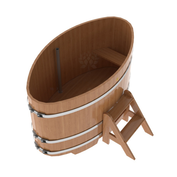 Купель Овальная Bentwood из натурального дуба 0,92 х 1,66 х 1,0 м. Фото № 5