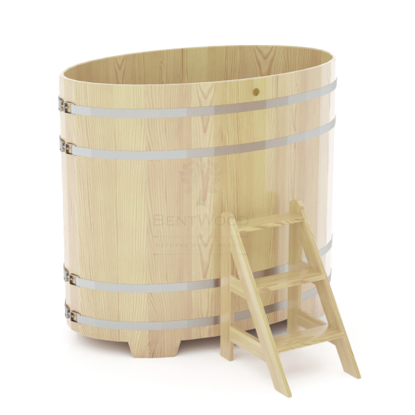 Купель Овальная Bentwood 0,92 х 1,66 х 1,40 - Кедр. Фото № 1