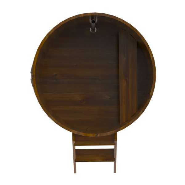 Купель Круглая Bentwood из натуральной лиственницы Рустик 1,17 х 1,17 х 1,1 м. Фото № 5