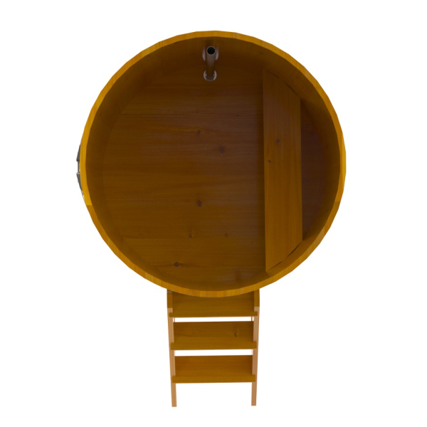 Купель Круглая Bentwood из натуральной лиственницы Рустик 1,17 х 1,17 х 1,4 м. Фото № 5