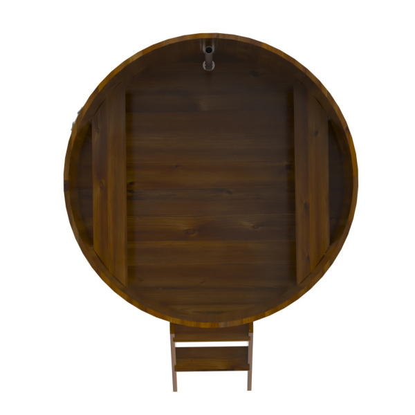 Купель Круглая Bentwood из морёной лиственницы Рустик 1,50 х 1,50 х 1,0 м. Фото № 4