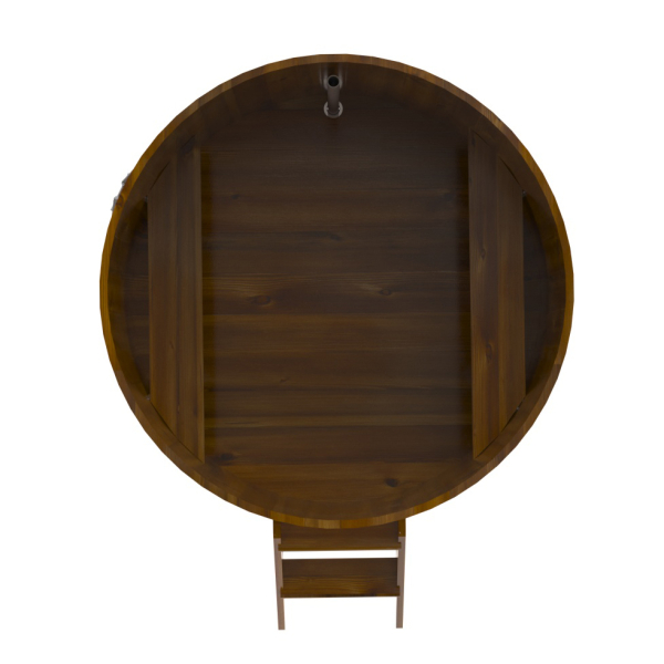 Купель Круглая Bentwood из морёной лиственницы Рустик 1,50 х 1,50 х 1,1 м. Фото № 4
