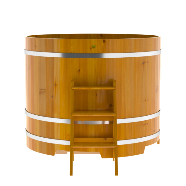 Купель Круглая Bentwood из натуральной лиственницы Рустик 1,50 х 1,50 х 1,2 м. Фото № 2