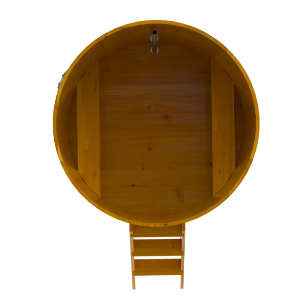 Купель Круглая Bentwood из натуральной лиственницы Рустик 1,50 х 1,50 х 1,4 м. Фото № 5