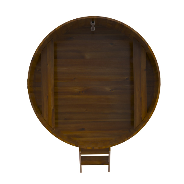 Купель Круглая Bentwood из морёной лиственницы Рустик 2,0 х 2,0 х 1,0 м. Фото № 5