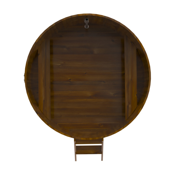 Купель Круглая Bentwood из морёной лиственницы Рустик 1,80 х 1,80 х 1,1 м. Фото № 5