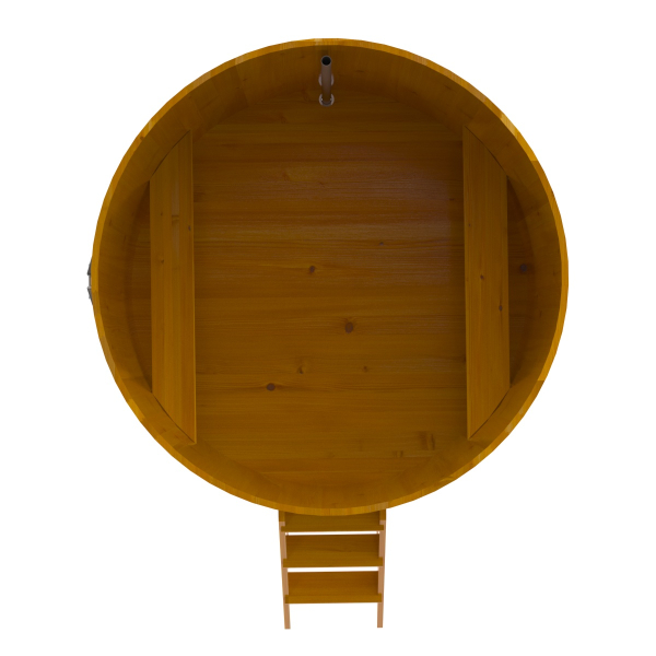 Купель Круглая Bentwood из натуральной лиственницы Рустик 2,0 х 2,0 х 1,4 м. Фото № 5