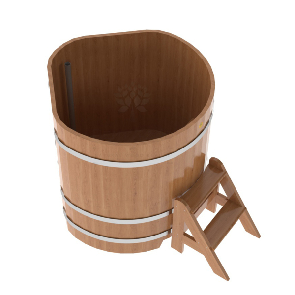 Купель угловая Bentwood из натурального дуба 1,03х1,03 Высота 1,1 м. Фото № 2