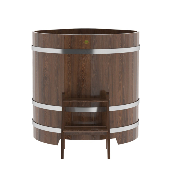 Купель угловая Bentwood из мореного дуба 1,03х1,03 Высота 1,1 м. Фото № 4