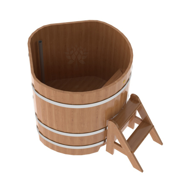 Купель угловая Bentwood из натурального дуба 1,03х1,03 Высота 1,0 м. Фото № 2