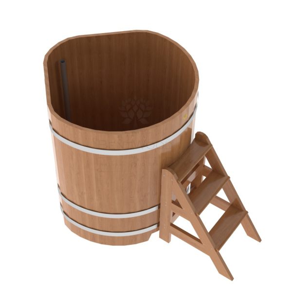 Купель угловая Bentwood из натурального дуба 1,03х1,03 Высота 1,2 м. Фото № 2