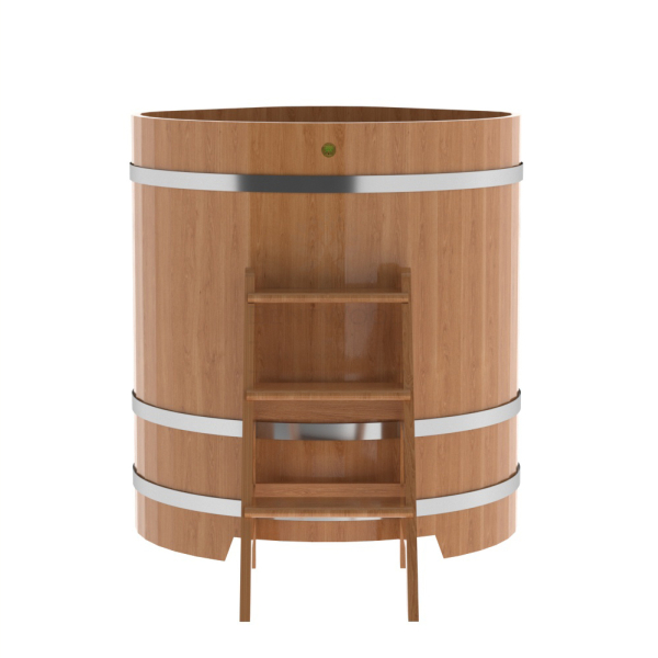 Купель угловая Bentwood из натурального дуба 1,03х1,03 Высота 1,2 м. Фото № 4