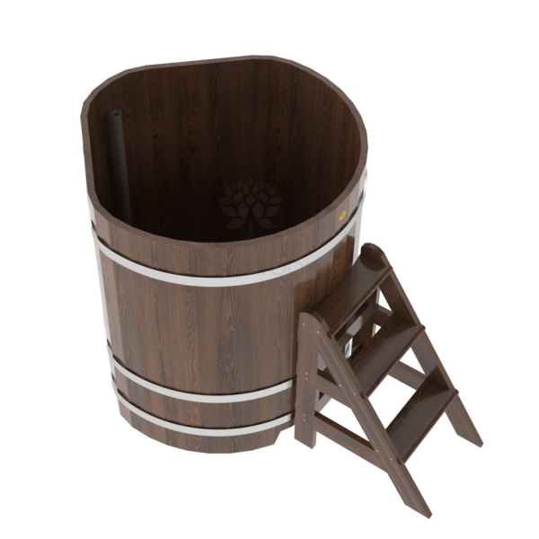 Купель угловая Bentwood из мореного дуба 1,03х1,03 Высота 1,2 м. Фото № 2