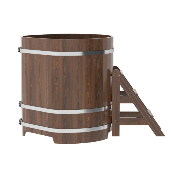 Купель угловая Bentwood из мореного дуба 1,03х1,03 Высота 1,2 м. Фото № 3