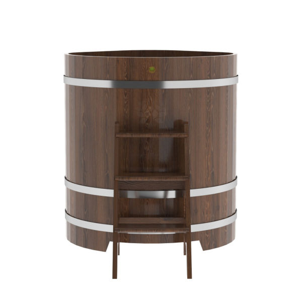 Купель угловая Bentwood из мореного дуба 1,03х1,03 Высота 1,2 м. Фото № 4