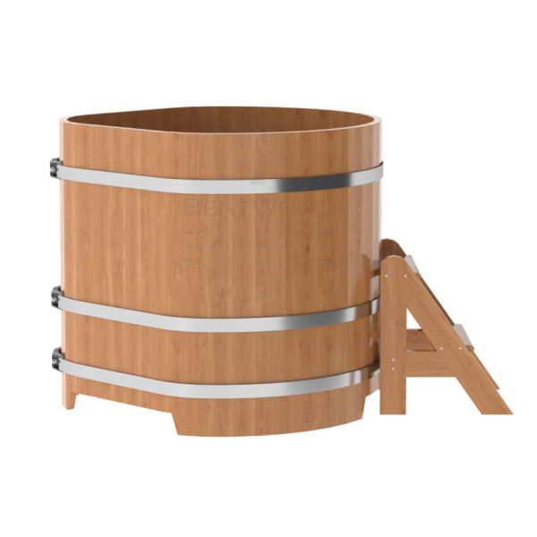 Купель угловая Bentwood из натурального дуба 1,03х1,03 Высота 1,0 м. Фото № 3