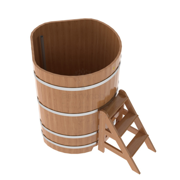 Купель угловая Bentwood из натурального дуба 1,03х1,03 Высота 1,4 м. Фото № 2