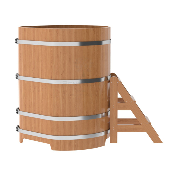 Купель угловая Bentwood из натурального дуба 1,03х1,03 Высота 1,4 м. Фото № 3