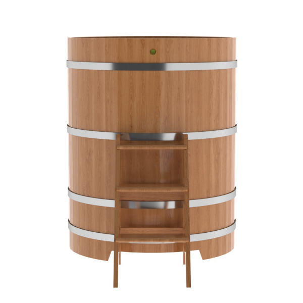 Купель угловая Bentwood из натурального дуба 1,03х1,03 Высота 1,4 м. Фото № 4